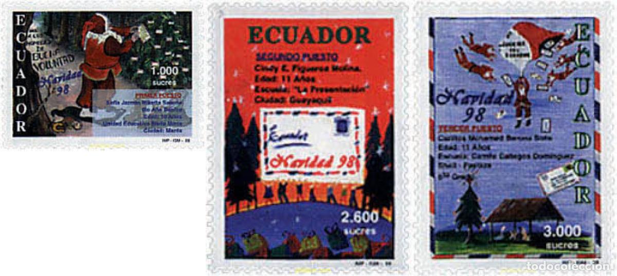 Sellos: 86640 MNH ECUADOR 1998 NAVIDAD