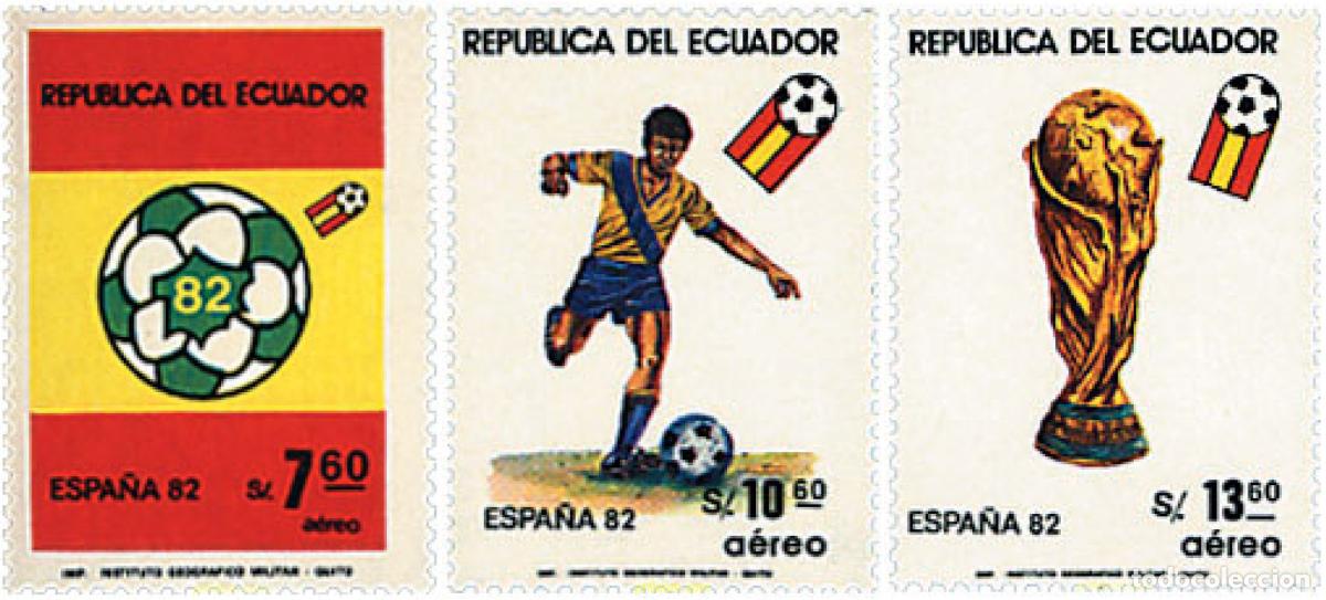 Sellos: 27057 MNH ECUADOR 1981 COPA DEL MUNDO DE FUTBOL. ESPA&Ntilde;A-82