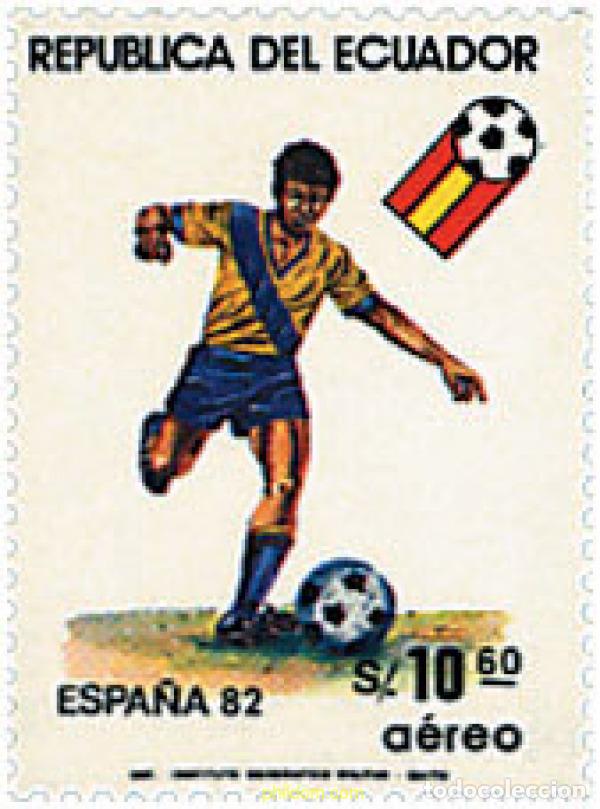 Sellos: 603140 MNH ECUADOR 1981 COPA DEL MUNDO DE FUTBOL. ESPA&Ntilde;A-82