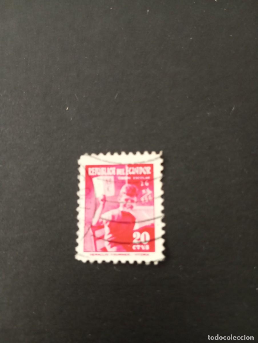 Sellos: ECUADOR, TIMBRE ESCOLAR - Foto 1