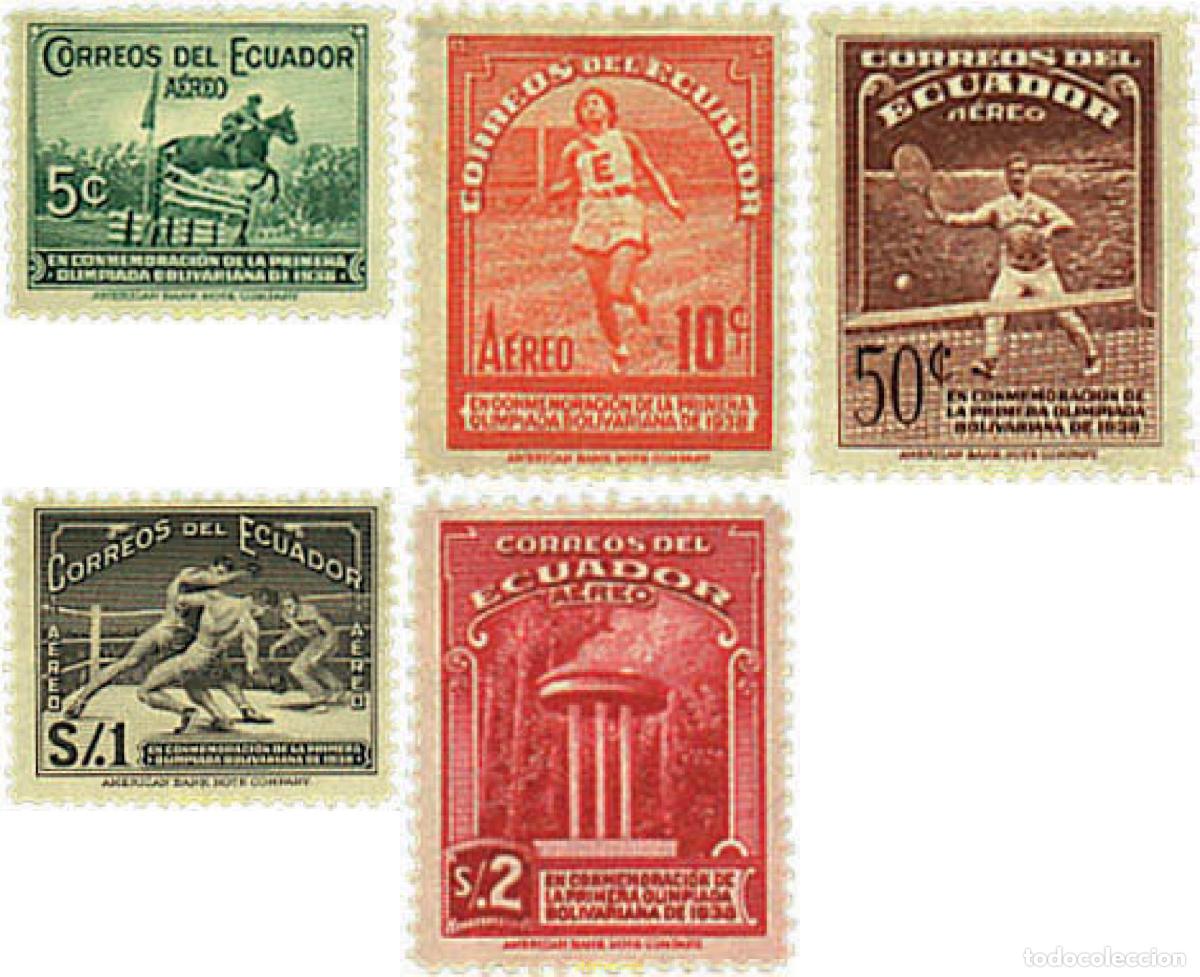 Sellos: 308538 HINGED ECUADOR 1939 VICTORIA DE ECUADOR EN LOS JUEGOS DEPORTIVOS DE QUITO