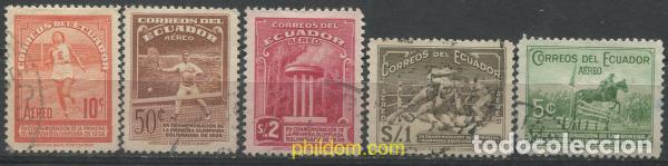 Sellos: 655400 USED ECUADOR 1939 VICTORIA DE ECUADOR EN LOS JUEGOS DEPORTIVOS DE QUITO