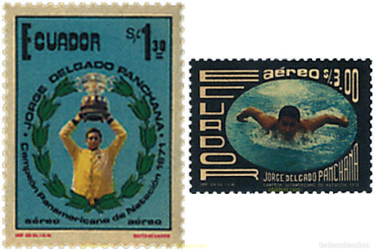 Francobolli: 86615 MNH ECUADOR 1975 CAMPEONATO PANAMERICANO DE NATACION