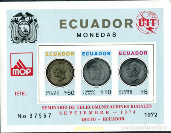 Sellos: 13465 MNH ECUADOR 1974 COPA DEL MUNDO DE FUTBOL. ALEMANIA-74