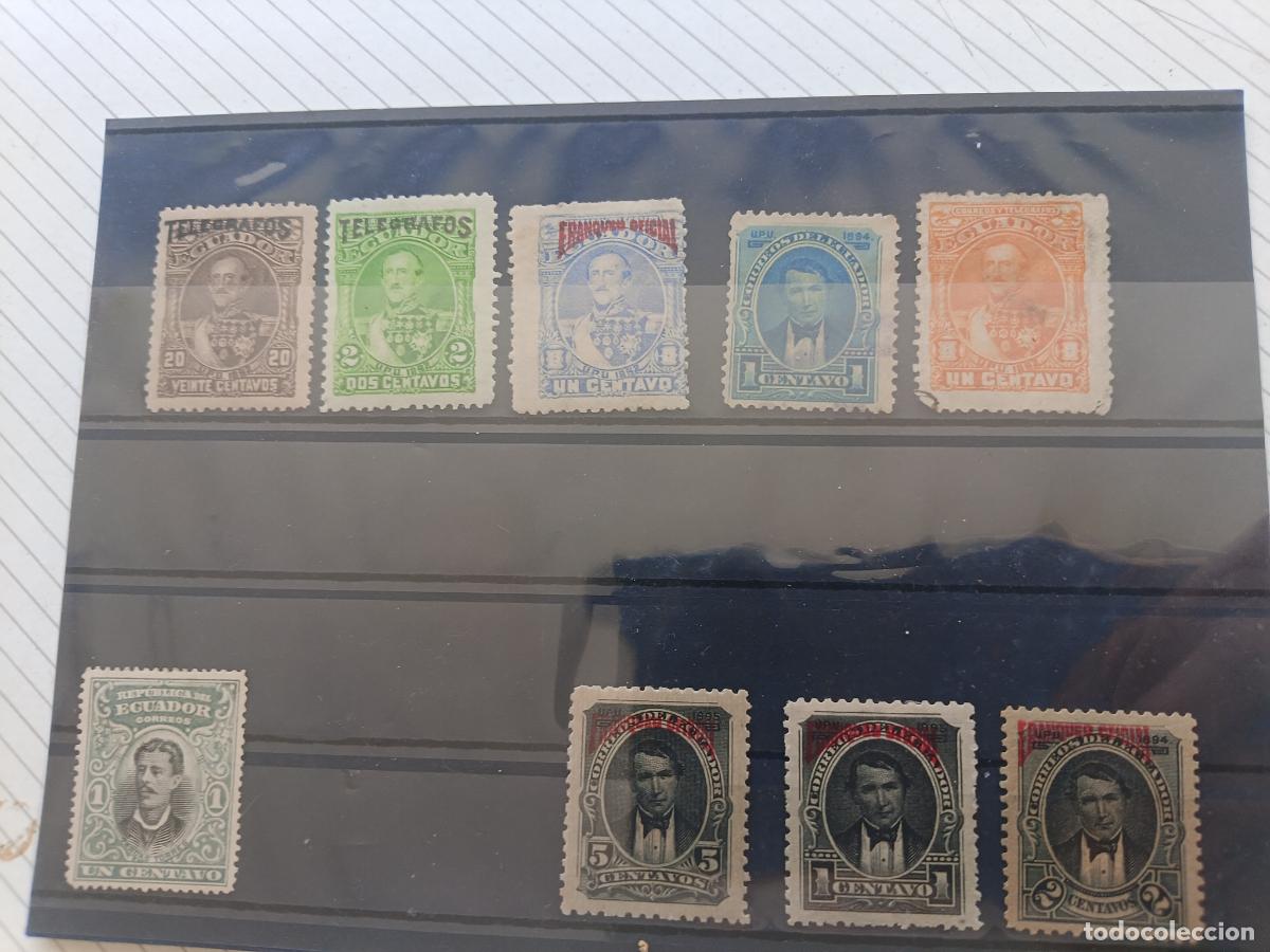Sellos: Lote de sellos, Ecuador