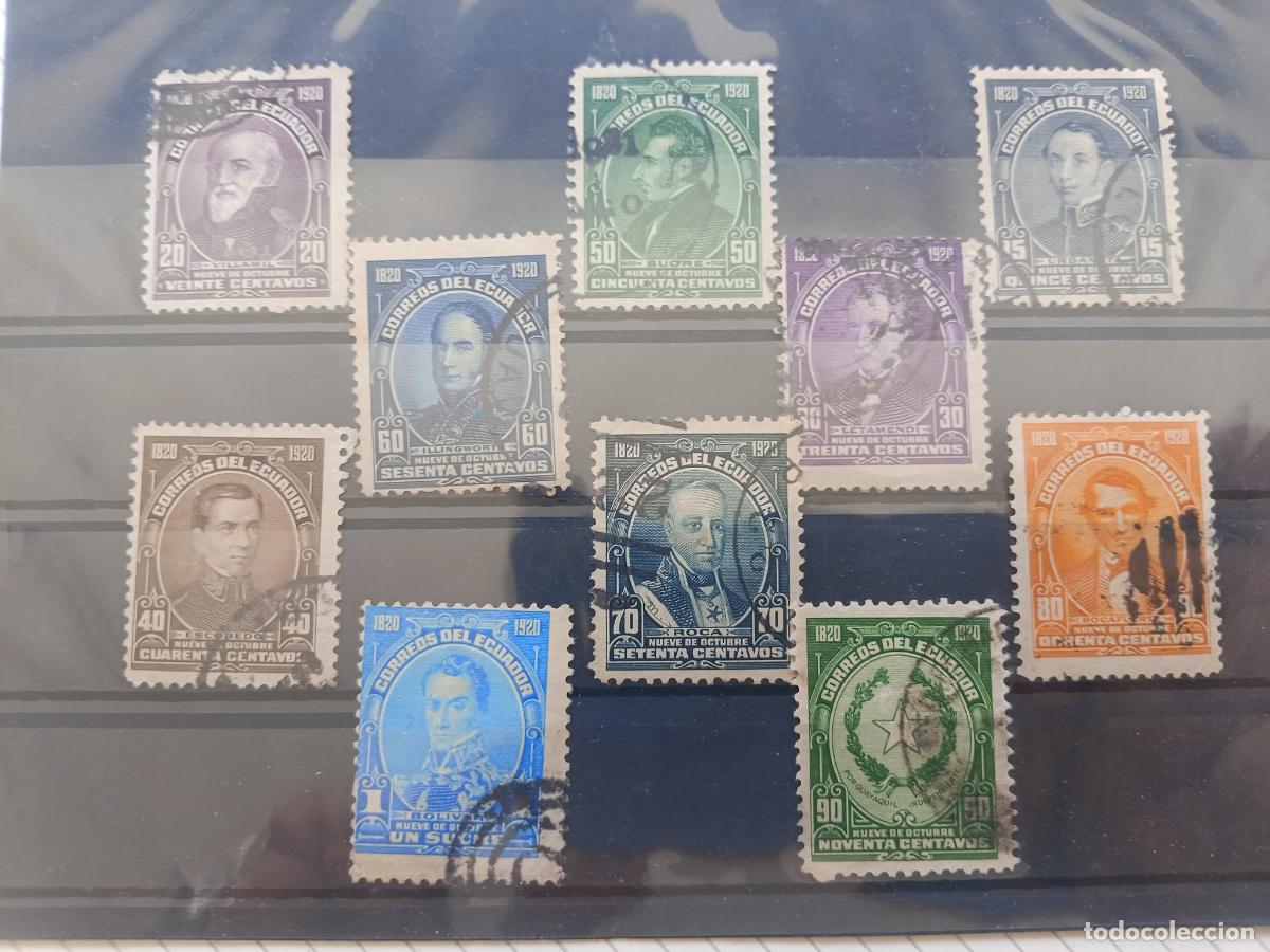 Sellos: Ecuador. Lote de sellos