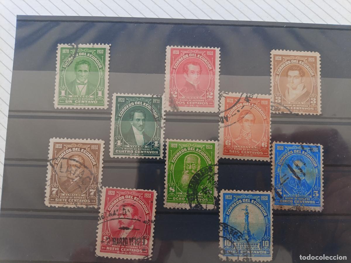 Sellos: Ecuador. Lote de sellos