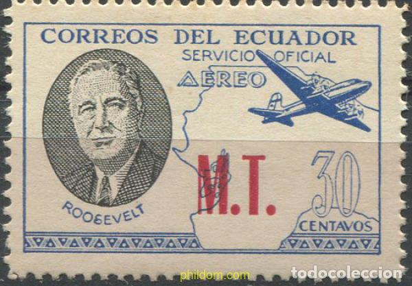 Sellos: 707566 MNH ECUADOR 1949 ROOSEVELT