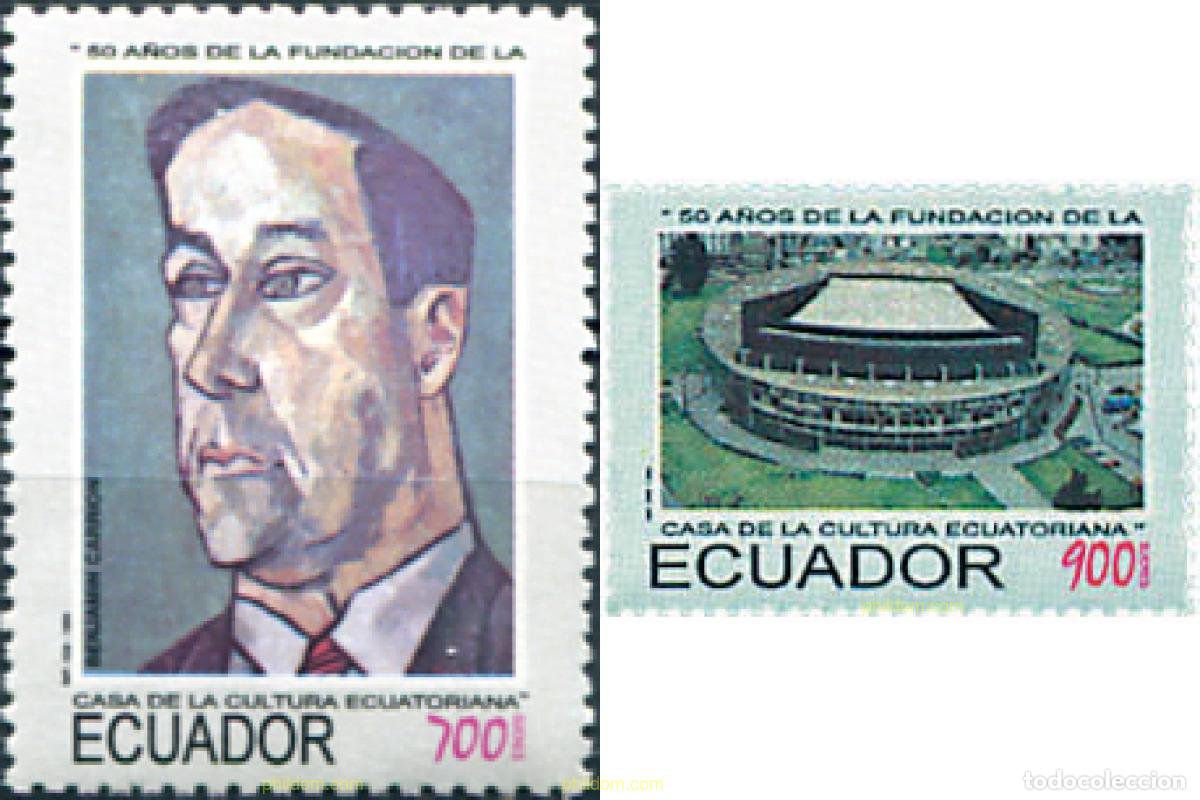 Selos: 45685 MNH ECUADOR 1994 50 ANIVERSARIO DE LA FUNDACION DE LA CASA DE LA CULTURA ECUATORIANA