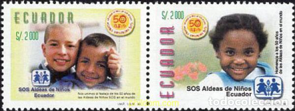 Selos: 5157 MNH ECUADOR 1999 50 ANIVERSARIO DE LAS ALDEAS INFANTILES SOS