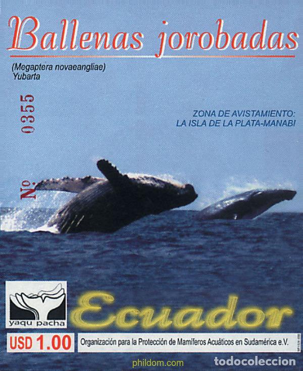 Selos: 86665 MNH ECUADOR 2000 BALLENAS JOROBADAS