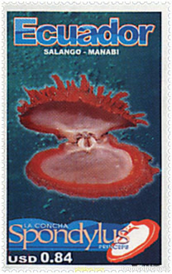 Selos: 98073 MNH ECUADOR 2000 LA CONCHA SPONDYLUS PRINCEPS