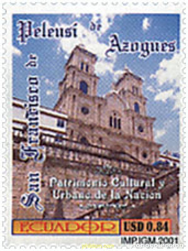 Sellos: 78461 MNH ECUADOR 2001 PATRIMONIO CULTURAL Y URBANO DE LA NACION