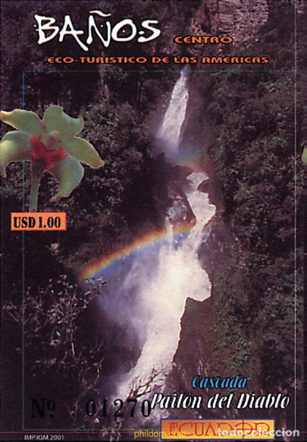 Sellos: 78468 MNH ECUADOR 2001 BA&Ntilde;OS, CENTRO ECO TURISTICO DE LAS AMERICAS
