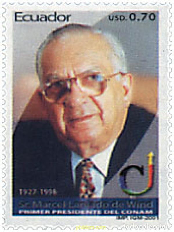 Selos: 79213 MNH ECUADOR 2001 HOMENAJE A MARCEL DE WIND