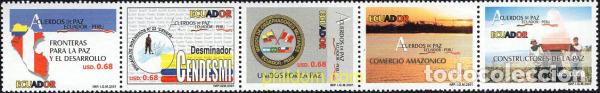 Briefmarken: 4638 MNH ECUADOR 2001 ACUERDOS DE PAZ ECUADOR-PERU
