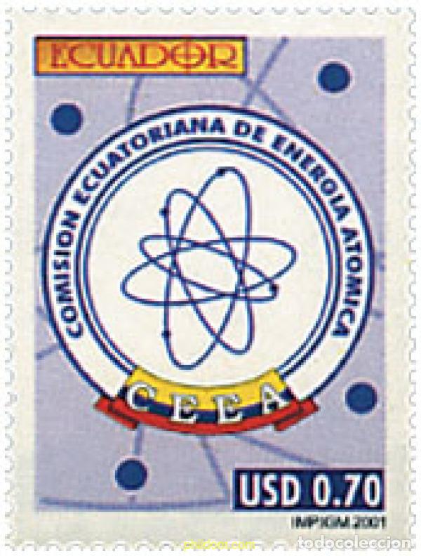Selos: 81177 MNH ECUADOR 2001 COMISION ECUATORIANA DE ENERGIA ATOMICA