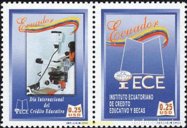 Sellos: 4513 MNH ECUADOR 2002 INSTITUTO ECUATORIANO DE CREDITO EDUCATIVO Y BECAS