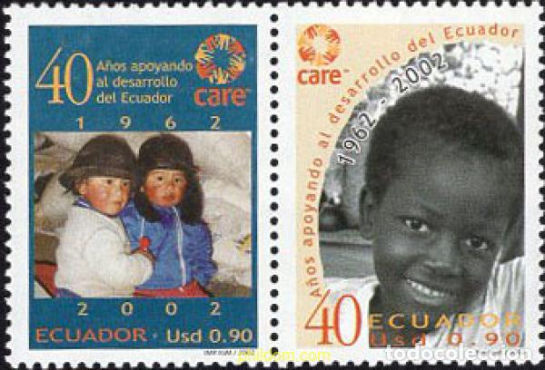 Timbres: 101778 MNH ECUADOR 2002 40 A&Ntilde;OS APOYANDO EL DESARROLLO DEL ECUADOR