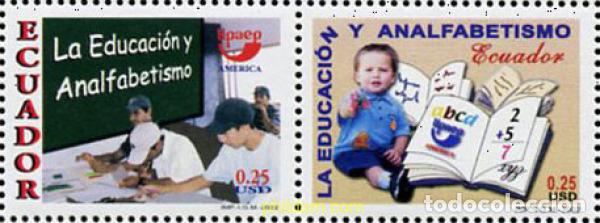 Timbres: 114251 MNH ECUADOR 2002 AMERICA-UPAEP 2002 - EDUCACION Y ANALFABETISMO