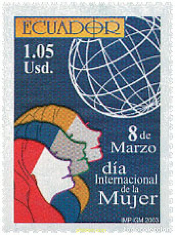 Timbres: 123387 MNH ECUADOR 2003 DIA MUNDIAL DE LA MUJER