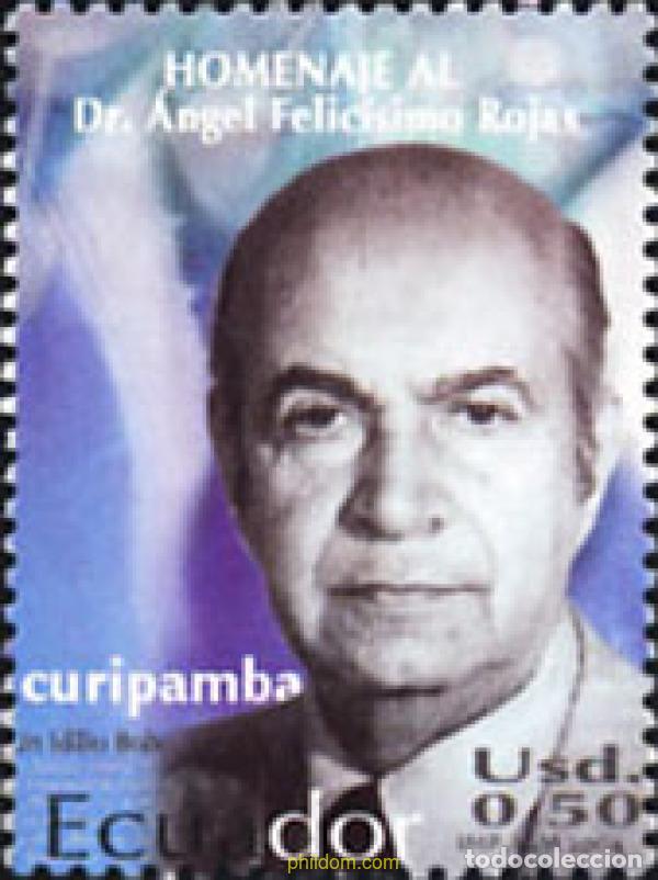 Sellos: 149421 MNH ECUADOR 2004 HOMENAJE A ANGEL FELICISIMO ROJAS