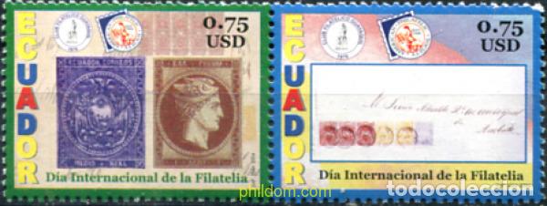 Sellos: 309077 MNH ECUADOR 2004 DIA MUNDIAL DE LA FILATELIA