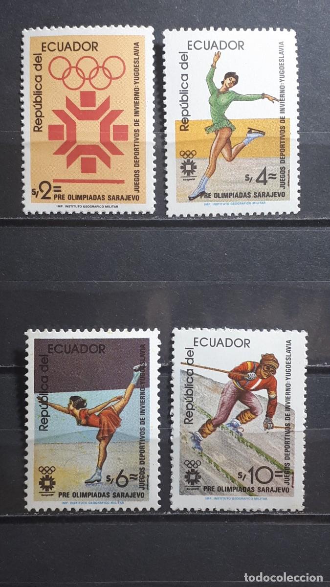 Sellos: ECUADOR. A&Ntilde;O 1984. **. EDIFIL 1052/5