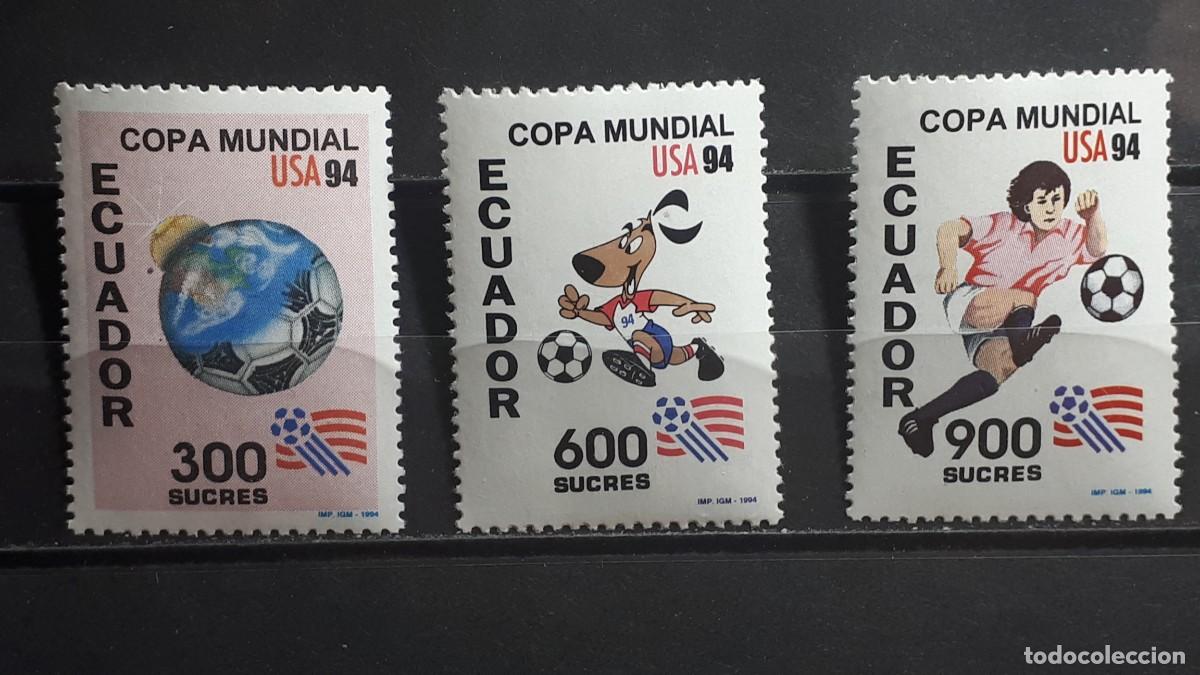 Sellos: ECUADOR. DEPORTES. A&Ntilde;O 1994. **. YVERT 1300/2