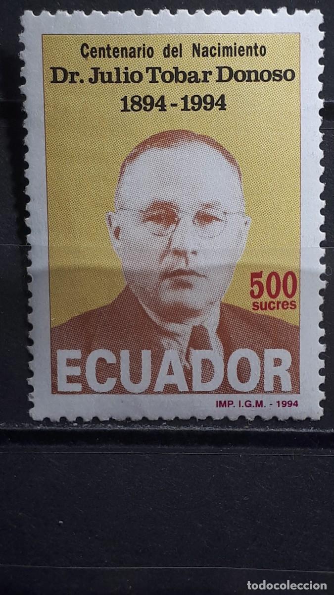 Sellos: ECUADOR. HISTORIA. A&Ntilde;O 1994. **. YVERT 1291