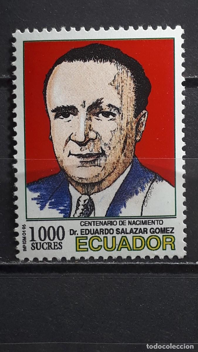 Sellos: ECUADOR. HISTORIA. A&Ntilde;O 1996. **. YVERT 1370
