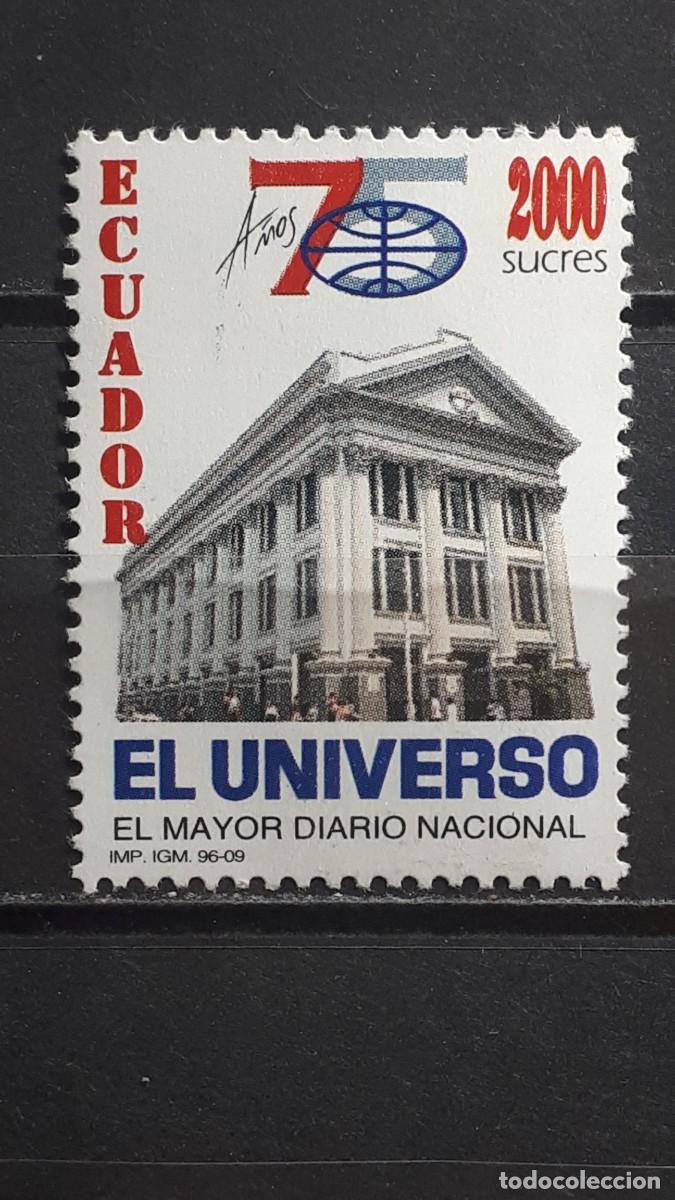 Sellos: ECUADOR. A&Ntilde;O 1996. **. YVERT 1369