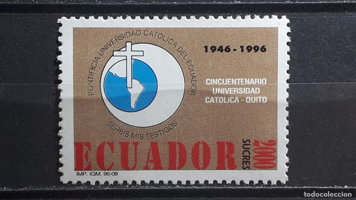 Sellos: ECUADOR. A&Ntilde;O 1996. **. YVERT 1371