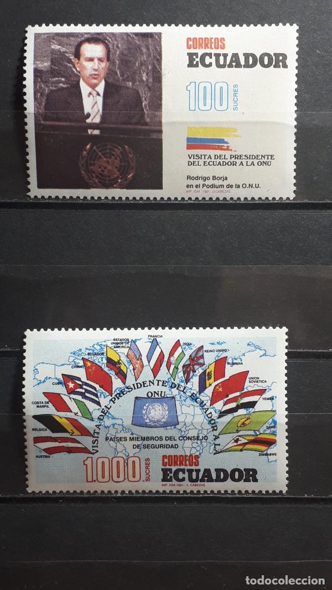 Sellos: ECUADOR. A&Ntilde;O 1992. **. YVERT 1238/9