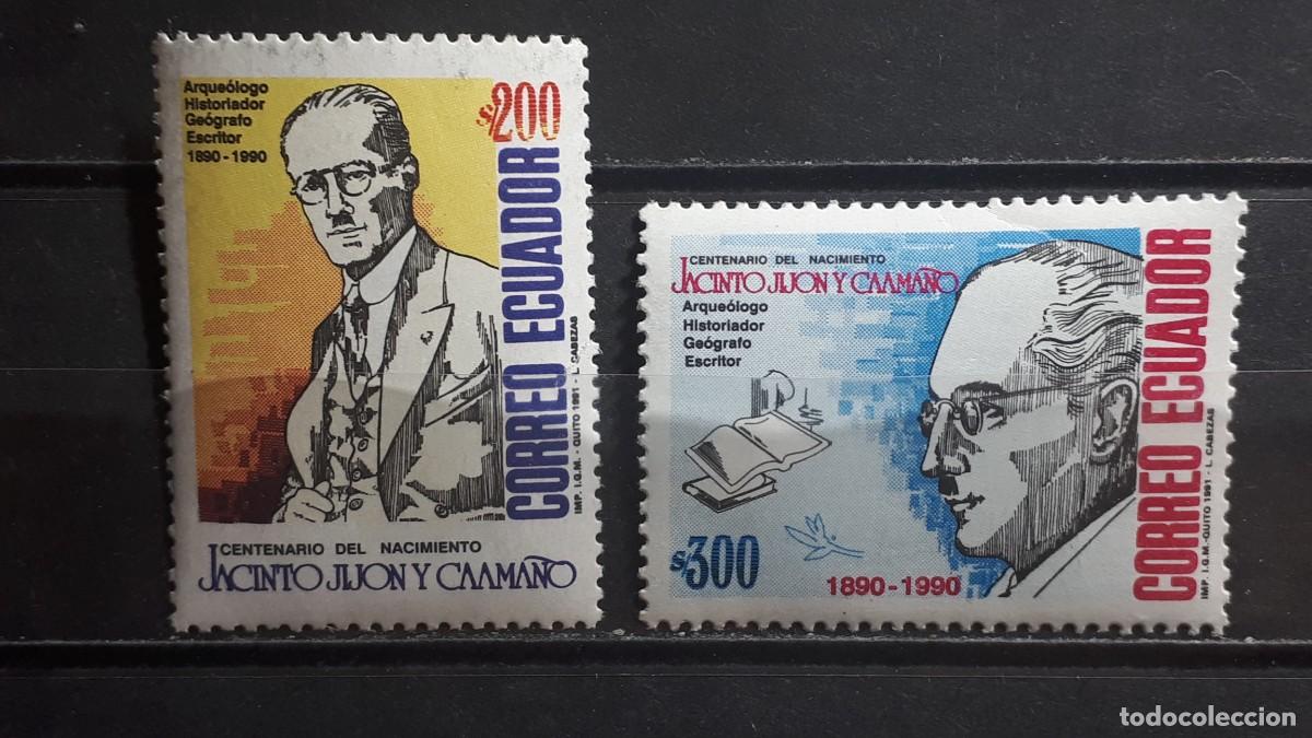 Sellos: ECUADOR. A&Ntilde;O 1991. **. YVERT 1235/6