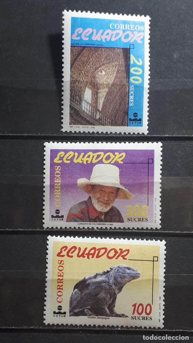 Sellos: ECUADOR. A&Ntilde;O 1990. **. YVERT 1209/11