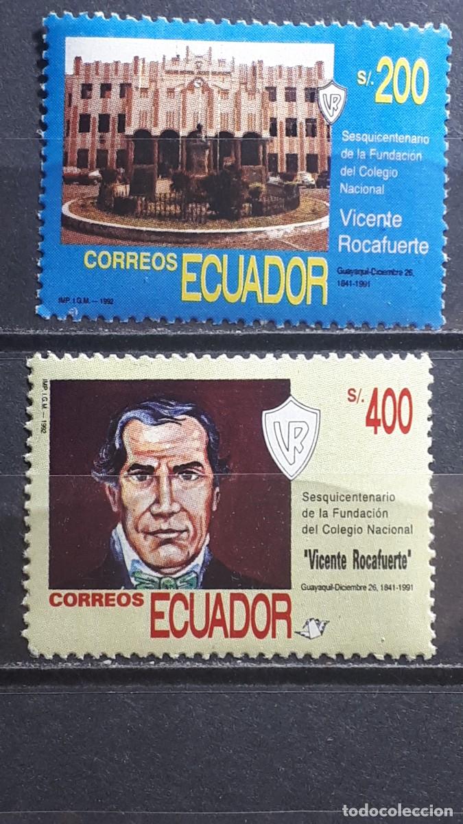 Sellos: ECUADOR. A&Ntilde;O 1992. **. YVERT 1246/7