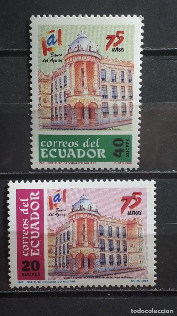Sellos: ECUADOR. A&Ntilde;O 1989. **. YVERT 1170/1