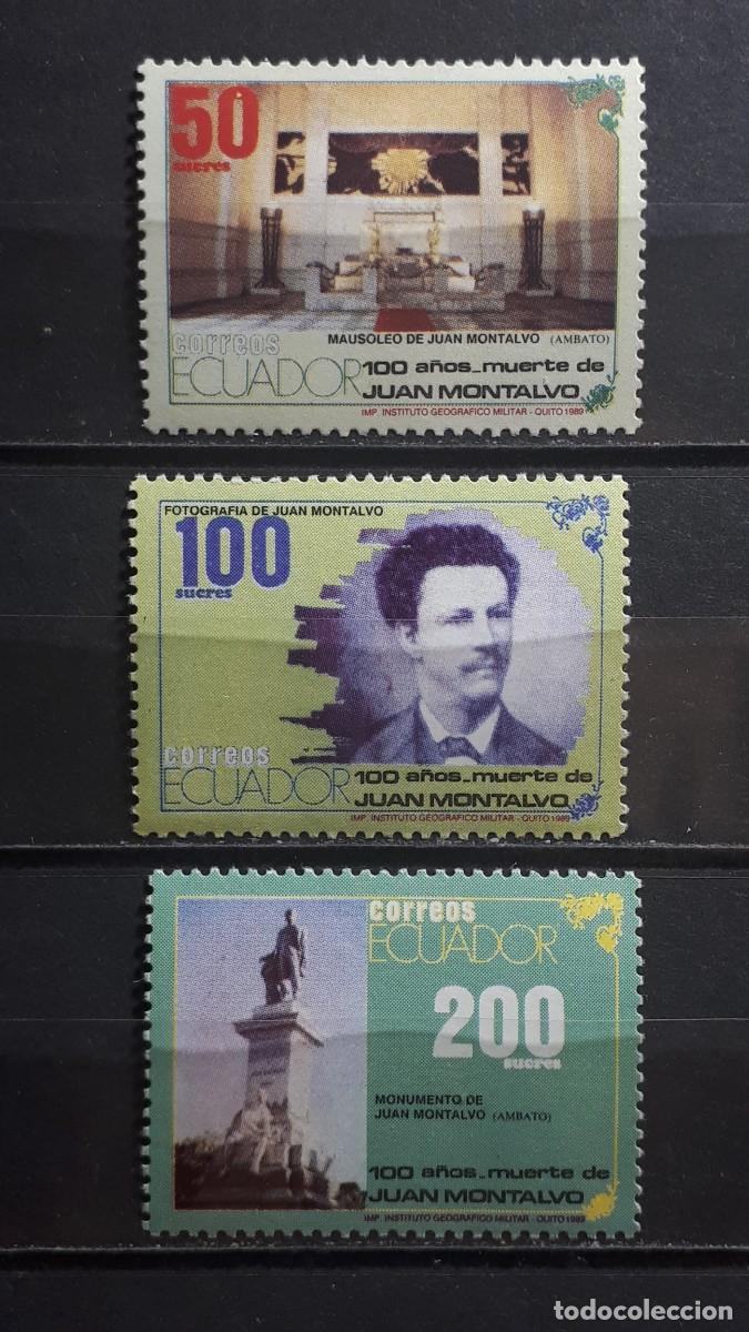 Sellos: ECUADOR. A&Ntilde;O 1989. **. YVERT 1192/4