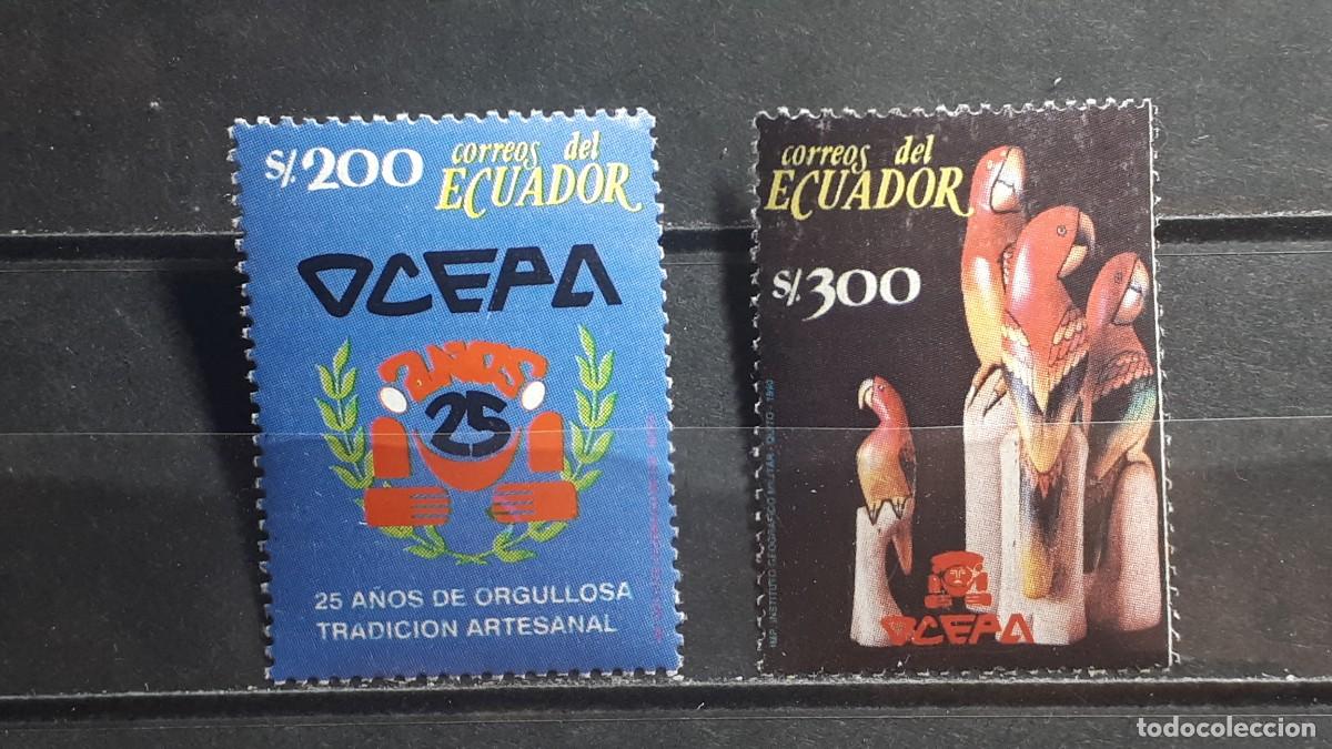 Sellos: ECUADOR. A&Ntilde;O 1990. **. YVERT 1214/5