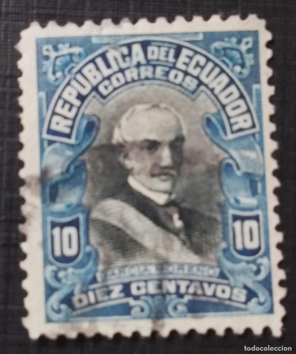 Sellos: V/F 10 DIEZ CENTAVOS - PRESIDENTE: GABRIEL GARCIA MORENO