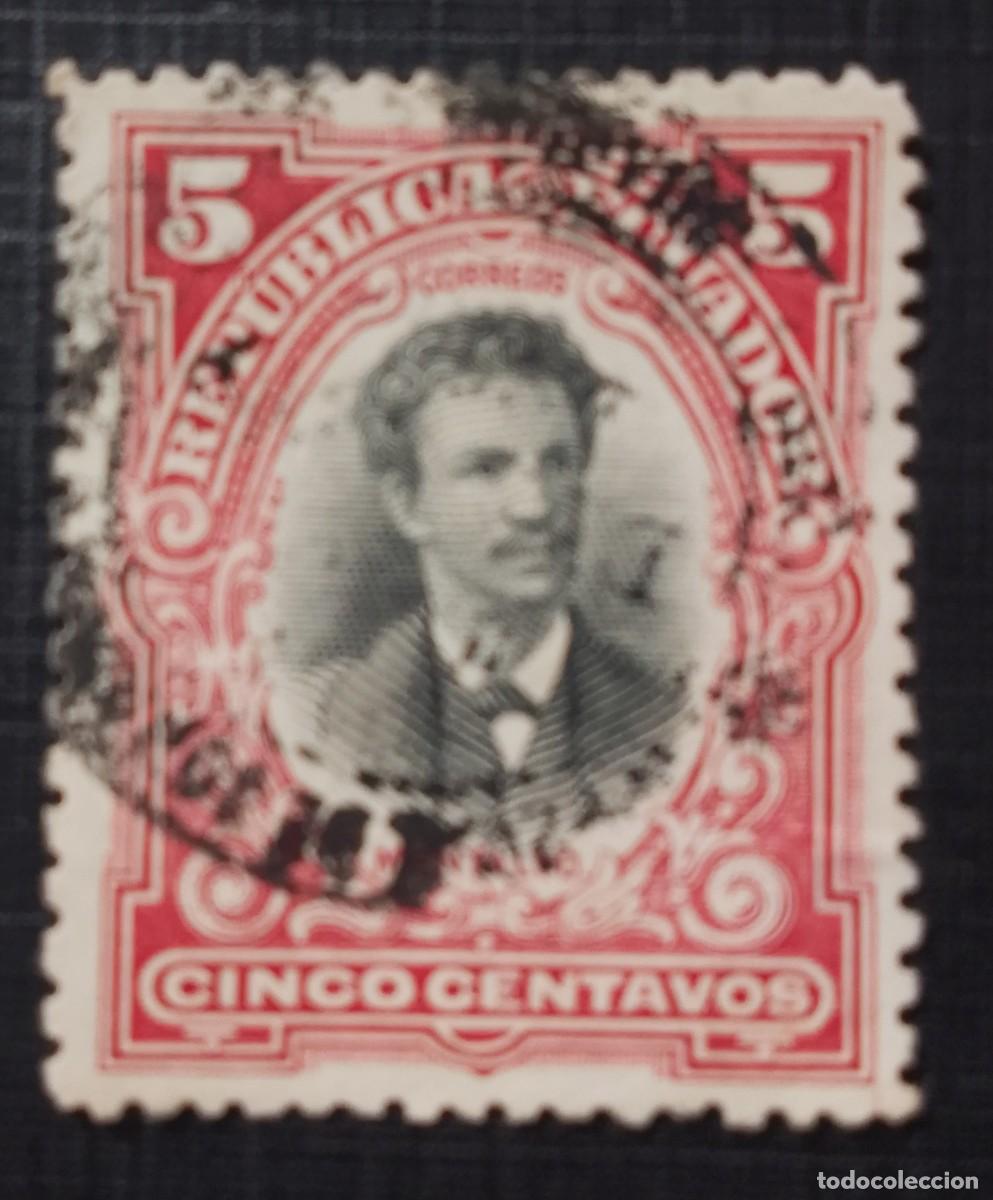 Sellos: 5 CINCO CENTAVOS - A&Ntilde;O 1901 - MONTALVO, POLITICO.