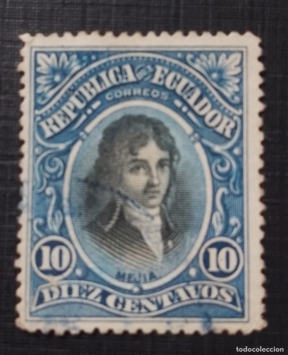 Sellos: 10 DIE7 CENTAVOS - A&Ntilde;O 1907.1909 - MEJIA