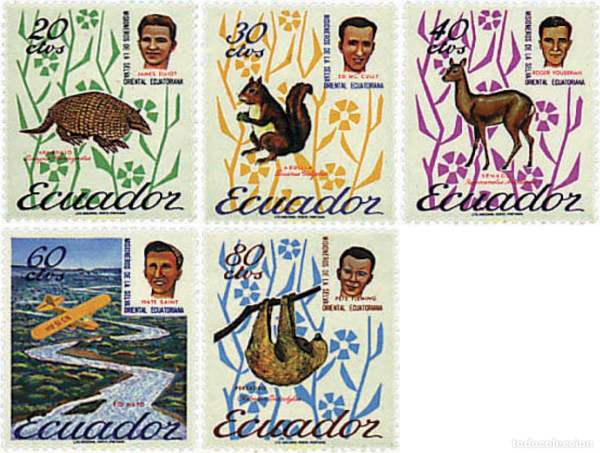 Selos: 675386 HINGED ECUADOR 1965 EN MEMORIA DE LOS MISIONEROS AMERICANOS MUERTOS