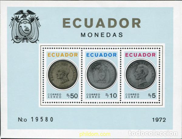 Sellos: 309176 MNH ECUADOR 1973 MONEDAS