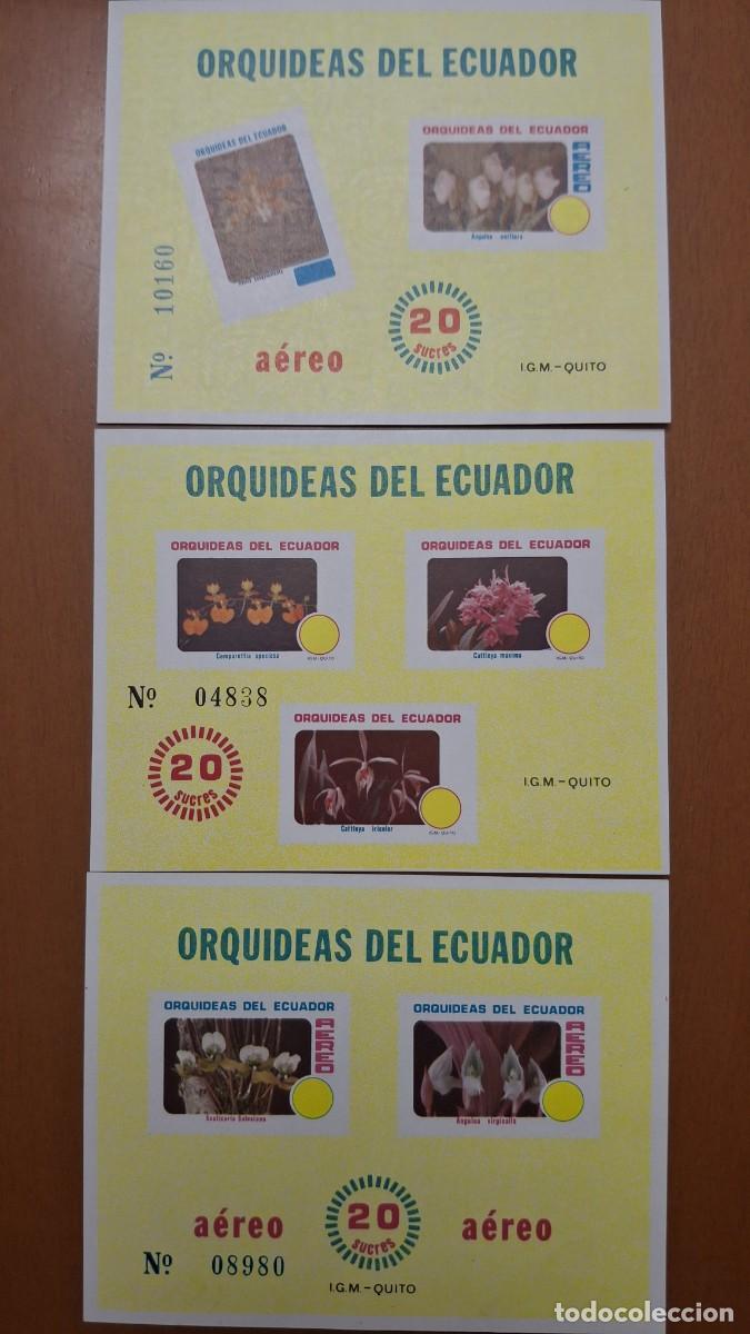 Sellos: HB564 HOJITAS BLOQUE de ECUADOR en NUEVO ideal para tematicas (leer descripcion)