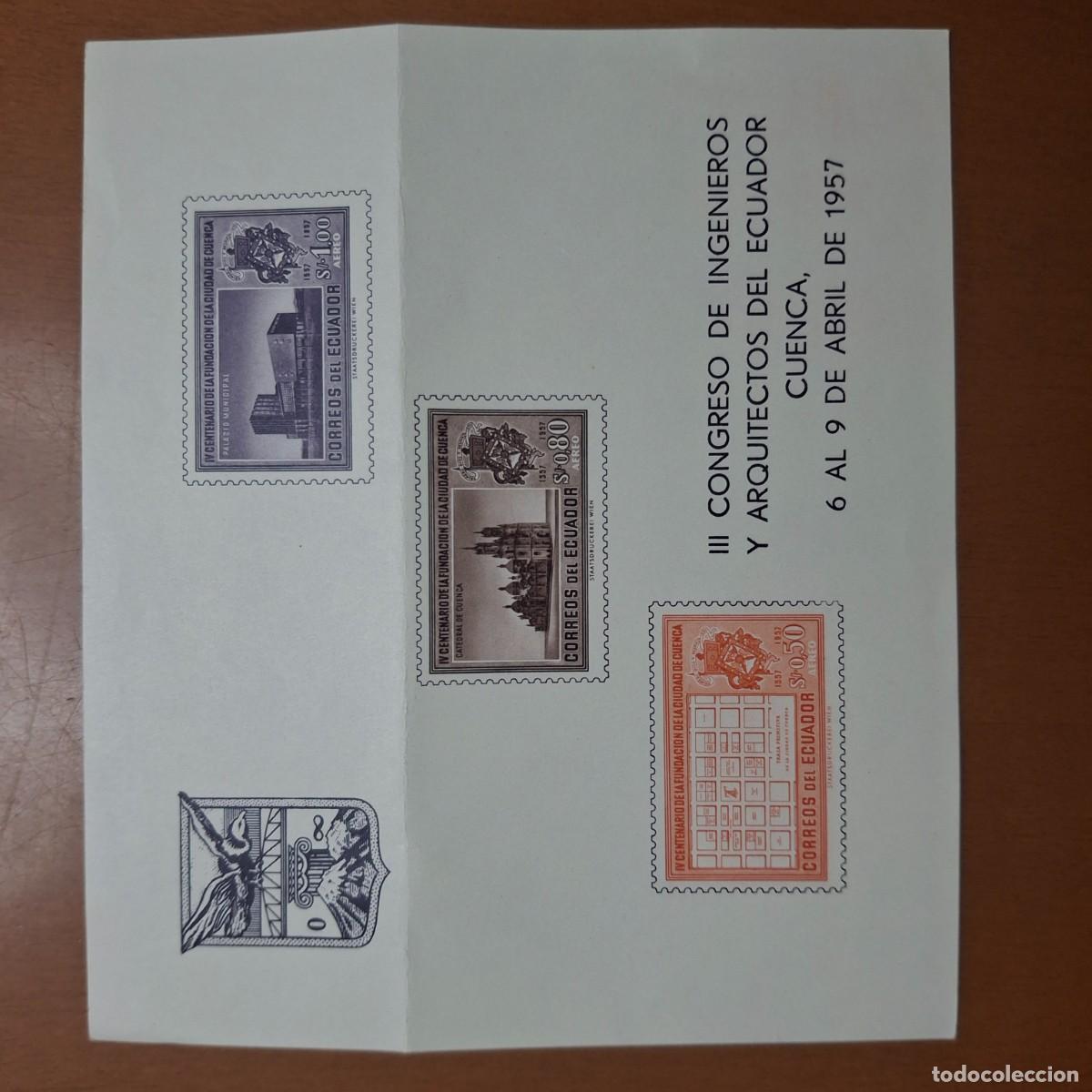 Briefmarken: HB567 HOJITAS BLOQUE de ECUADOR en NUEVO ideal para tematicas (leer descripcion)