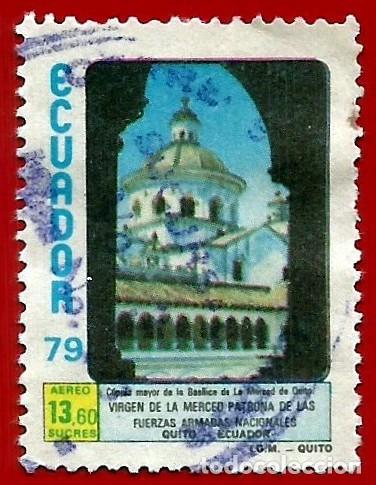 Sellos: Ecuador. 1980. Scott # C690. Basilica de la Merced de Quito