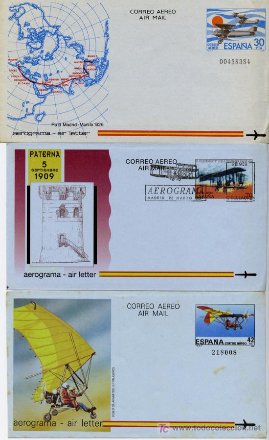 Sellos: LOTE AEROGRAMAS - Foto 1