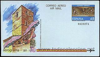 Sellos: ESPA&Ntilde;A AEROGRAMAS 1986 11 1v. - Foto 1